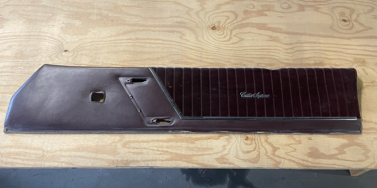 1986-88 Cutlass Supreme RH Upper Door Panel | eBay