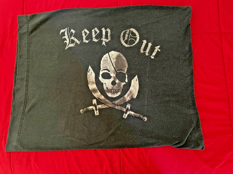 Pillowcase "Surrender The Booty"  "Keep Out"  Qty 1