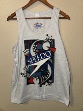 Vintage Speedo Muscle Shirt Medium