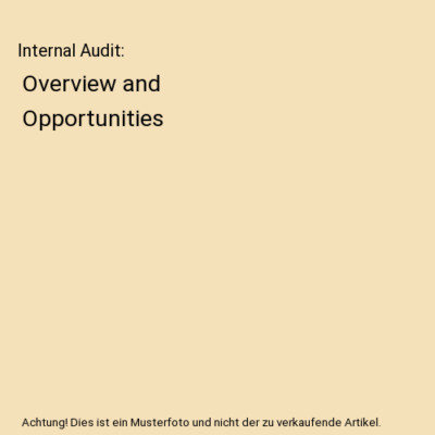 Internal Audit: Overview and Opportunities, Ionica Oncioiu