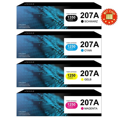 Toner für HP 207A / 207X W2210A LaserJet Pro MFP M283FDW M283FDN M255DW Mit Chip