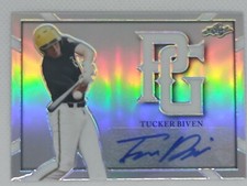 2021 LEAF PERFECT GAME TUCKER BIVEN AUTO SILVER REFRACTOR 1/25
