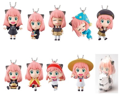 SPY×FAMILY Mascot Anya BANDAI Collection Toy 10 Types Comp Set SPY