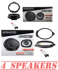 Kenwood Package Front Rear Replacementupgrade Speakers For 2010-2015 Camaro