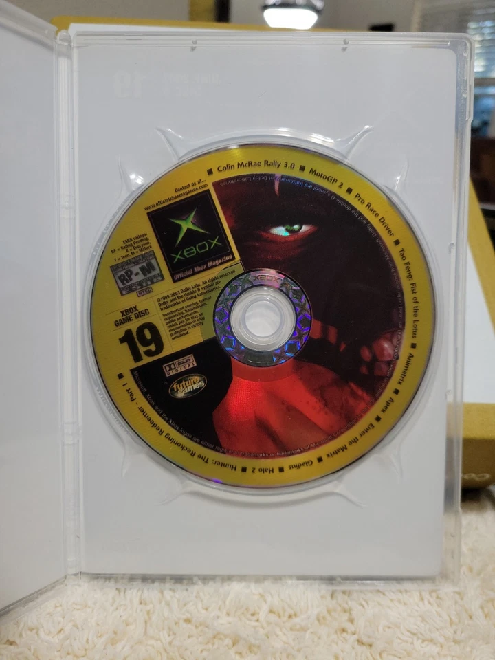 JUNE 2003 OFFICIAL XBOX Demo Disc #19 TAO FENG FIST OF THE LOTUS - RARE SLEEVE - Image 2 of 4