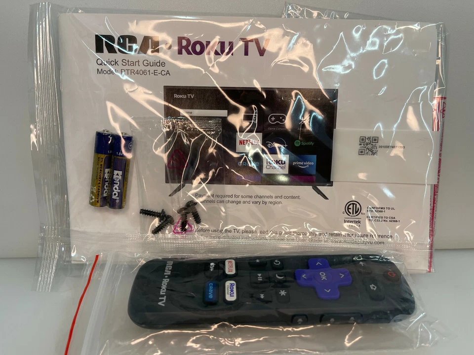 Soporte de TV RCA RTR4061-E-CA negro izquierda, derecha con tornillos LD3961-SJ30-01 Foto 4 de 4