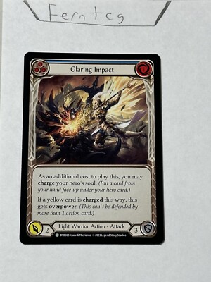 Flesh and Blood Glaring Impact Blue Common NM Dusk till Dawn Ships Same Day