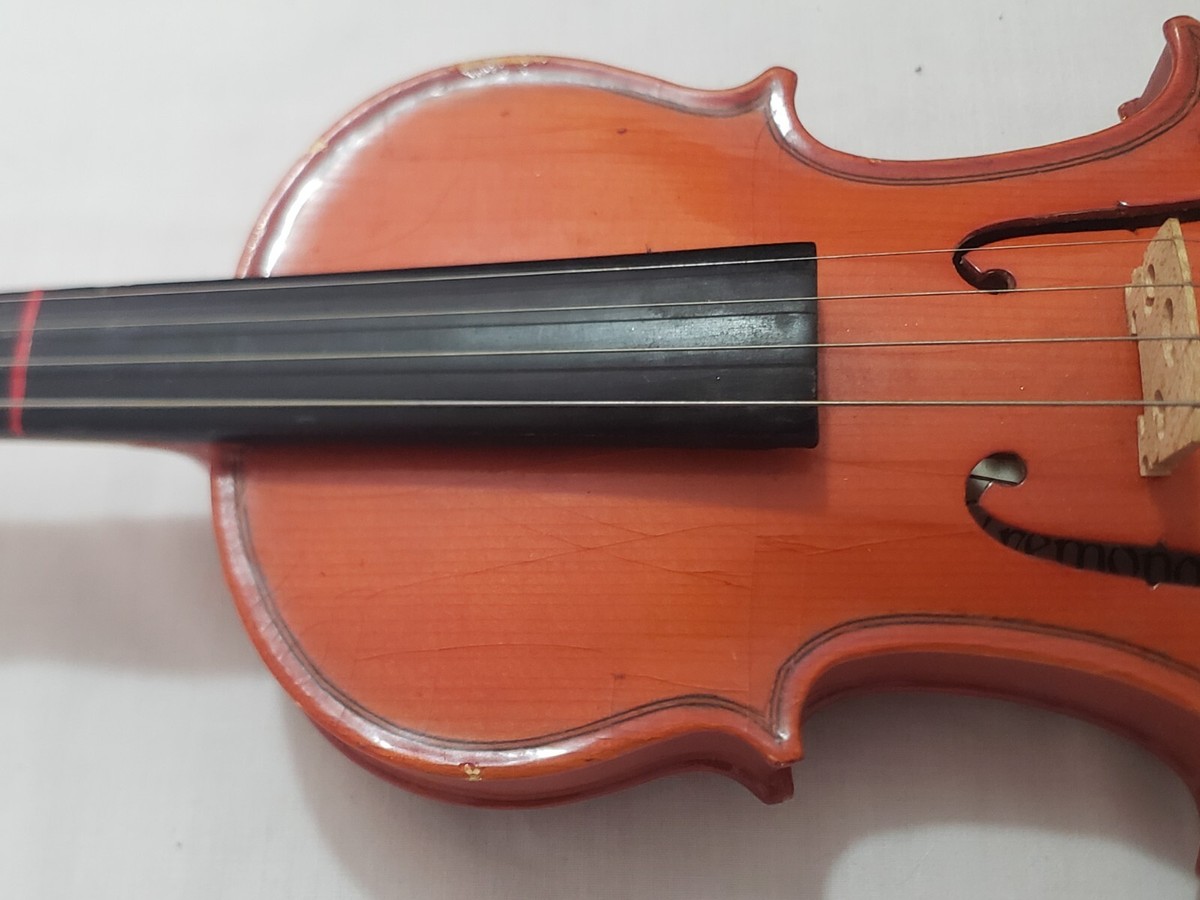 Small Cremona Fecit Anno Domini 19 Violin And Bow With Case | eBay