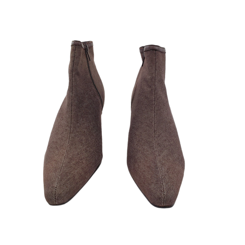Terry Lewis Classic Luxuries Women's Brown Leather Ankle Booties Size 9 Medium - Picture 6 of 11