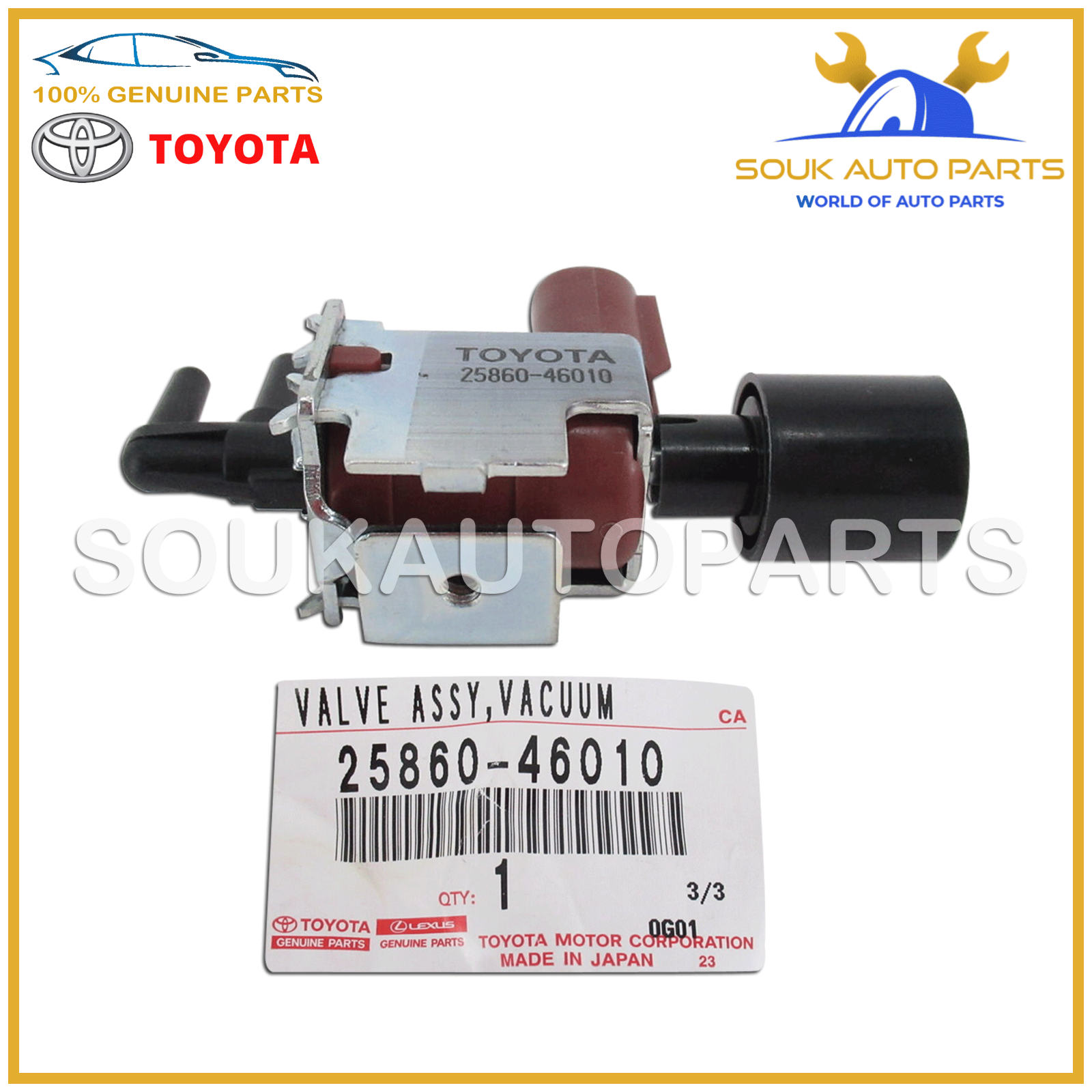 2586046010 Genuine Toyota VACUUM SWITCHING VALVE 2586046010 OEM eBay