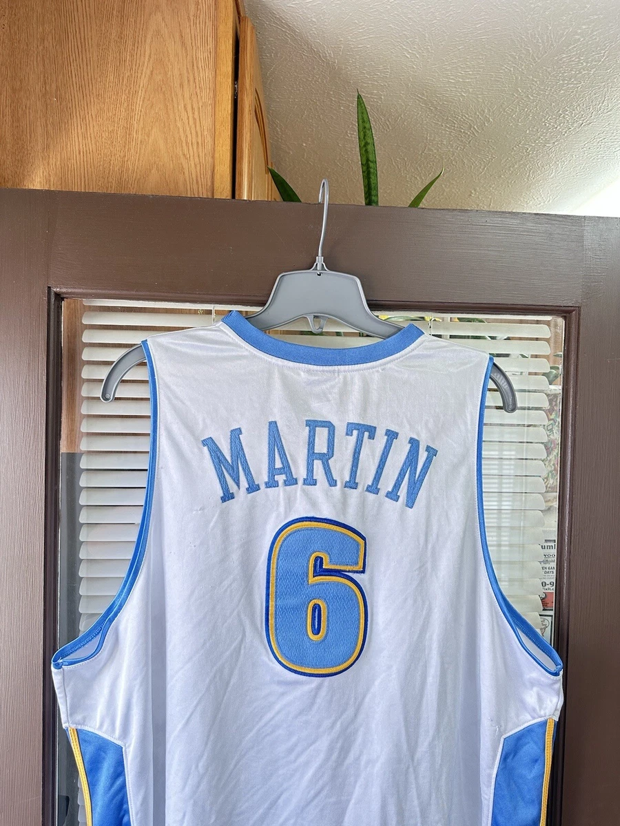 Authentic Kenyon Martin #6 Denver Nuggets Vintage Reebok NBA Basketball  Jersey