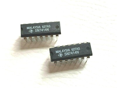 LOT OF 5  SN7414N ''Original'' Texas Instruments TTL 14P DIP IC| FREE US Shipping