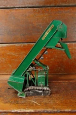 VTG 1950s Doepke Model Toys 18” Pressed Steel Barber Greene Bucket Loader Toy