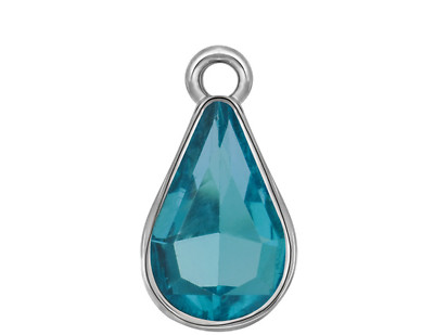 10 Stck. Kristall Träne Anhänger zum Selbermachen Ohrringe Zubehör Strass Charm P044S
