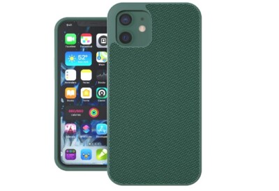 Evutec Apple iPhone Nylon Case with AFIX+ Vent Mount For Iphone 12 Mini - Green