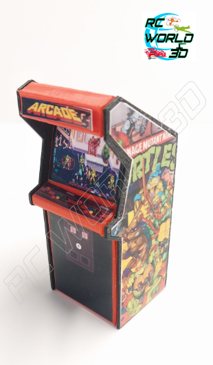 MINI SCALE ARCADE MACHINE 3D Printed Realistic Dec for Diorama*Model*RC ...