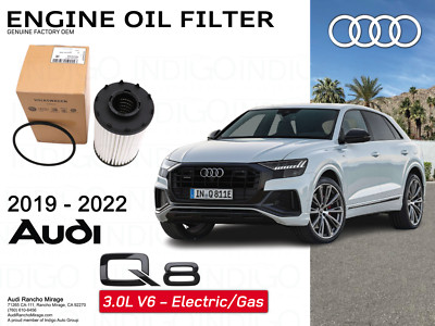 2019-2022 AUDI Q8 Genuine OEM ENGINE Oil Filter Q8-06M-198-405-F