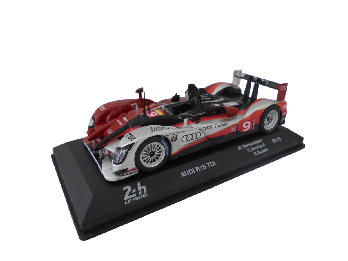 AUDI R15 TDI #9 24h Le Mans 2010 1:43 IXO Model Car ALA33 UK