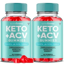  2 Pack Ketolicious Keto  ACV Gummies Advanced for Weight Loss 120 Gummies 
