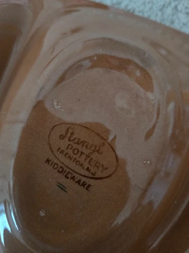 Vintage Stangl Pottery Kiddieware 'Barnyard' Divided Dish