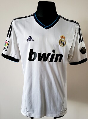 Real Madrid 2012 - 2013 Home football Adidas shirt #9 Benzema size