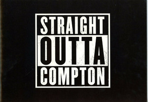 Straight Outta Compton (2015) Japanese movie program - free ship