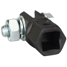 Chrome Vanadium Steel Scissor Jack Adaptor 1/2in For 1/2In Drive Impact Wrench  