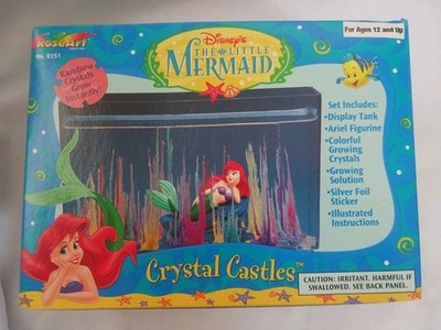 1997 Disney's The Little Mermaid Crystal Castle Display Tank. Grow Instantly 
