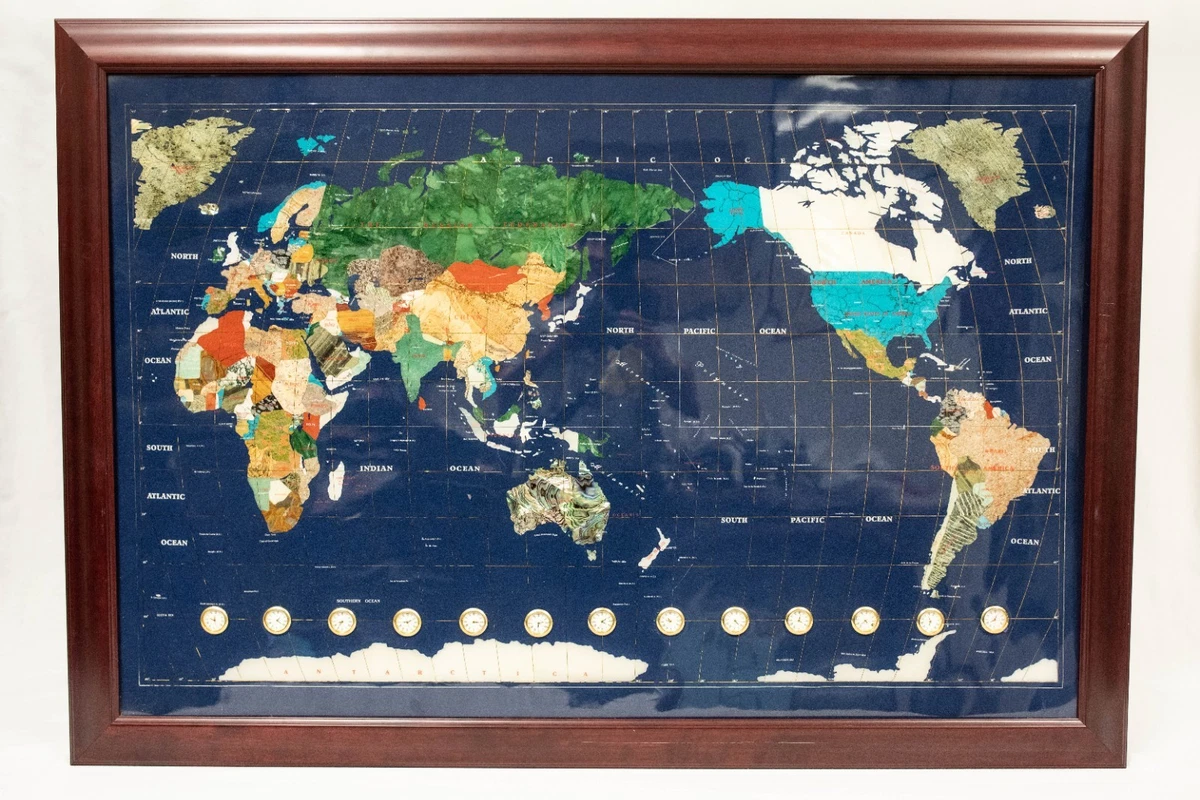 gemstone world map products for sale | eBay