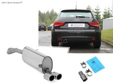 Fox Sportauspuff Audi A1 2010- 2x90 schräg