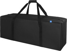 36 Inch Large Travel Duffle Bag 100L Heavy Duty Luggage Black Canvas