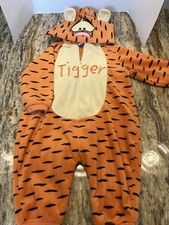 Pooh Disney Collection Toddler Tigger Sleepwear Plush Costume, 12 Months