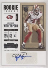 2017 Panini Contenders Rookie Ticket Ahkello Witherspoon #172 Auto qy8