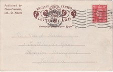 1952 letter card sent from Weymouth to Thorton Bradford
