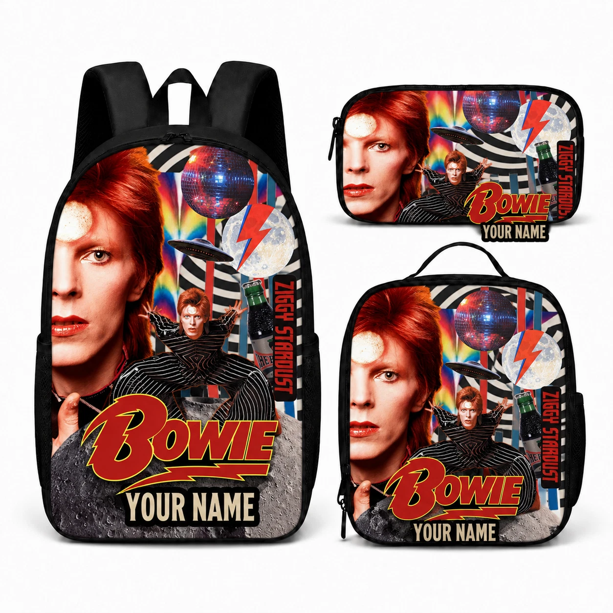 Personalized David BrowisKids Backpack Set, Custom Name School Bag