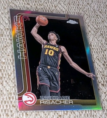 ★洋介★ カード H-25 H-26 2025-26 ZACCHARIE RISACHER TOPPS CHROME REFRACTOR #2 (HAWKS) | eBay