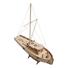 Ship Assembly Model Diy Kits Wooden Sailing Boat 1:30 Scale Decoration Toy1957