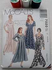 McCall's Plus Size Pattern 7020 Dress Jumpsuit 44 46 48 Uncut