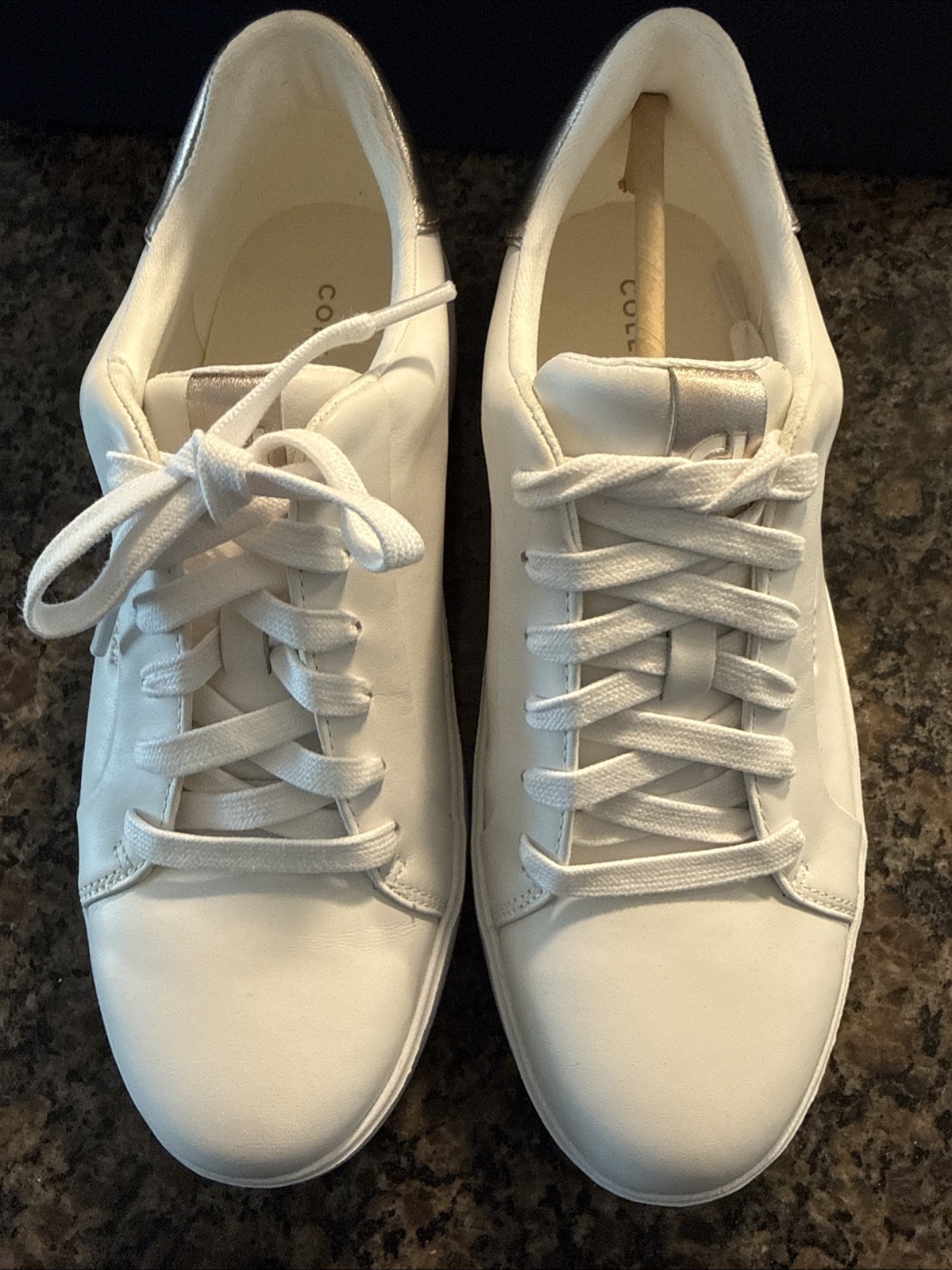 Cole Haan Grand court Platform Sneaker Womens Size 8.5 White