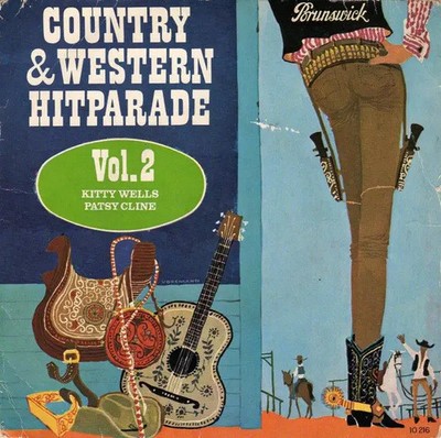 Kitty Wells / Patsy Cline Country & Western Hitparade Vol.2 EP Brunswick
