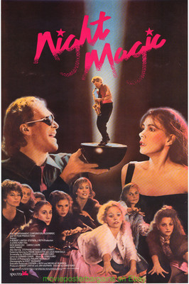 NIGHT MAGIC MOVIE POSTER Original 1985 Rolled 27x40 One Sheet MUSICAL