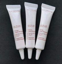     LOT of 3 Clarins UV Plus SPF 50 Non-Tinted Sunscreen    
