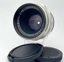 Carl Zeiss Jena Biotar f/2 58mm Lens Exakta Mount Rare Spring Version 10 Blades