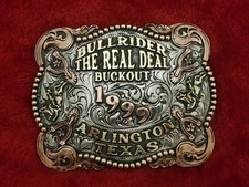 Rodeo X~Treme BULLRIDING Champion☆1999☆Arlington Texas☆Trophy Buckle☆Rare☆929
