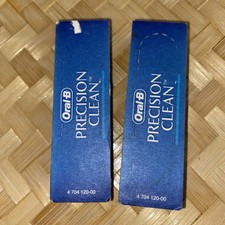 Oral-B Electric Toothbrush Replacement Heads Lot of 2 NEW SEALED Precision Clean