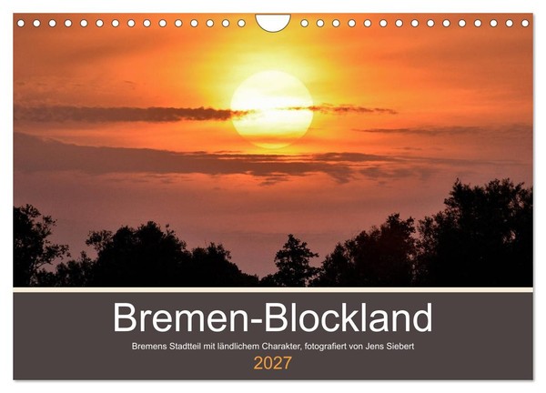 "Calendar 2027 · US Version · Bremen-Blockland (Wall Calendar 2027 12\" × 8\" Lands"-image