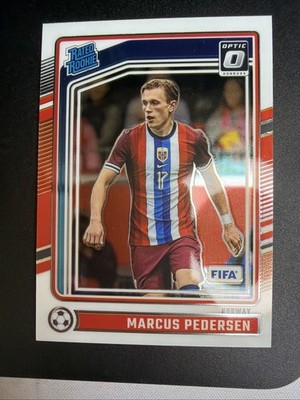 2024-25 Panini Donruss Optic Marcus Pedersen Rated Rookie Norway #182 NM