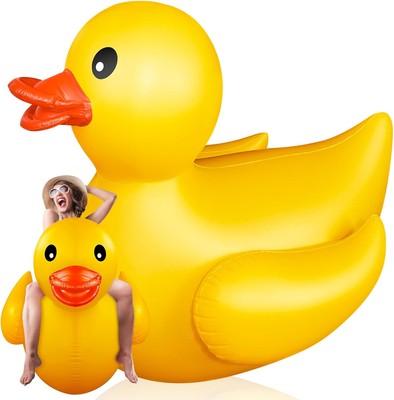 Hungdao 5 Feet Giant Inflatable Duck Huge Rubber Large Blow 5 Ft, Yellow 