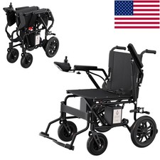 Foldable Intelligent Lightweight 500W Electric Wheelchair All Terrain For Senior