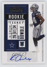 2020 Panini Contenders Rookie Ticket Rico Dowdle #234 Auto j6a